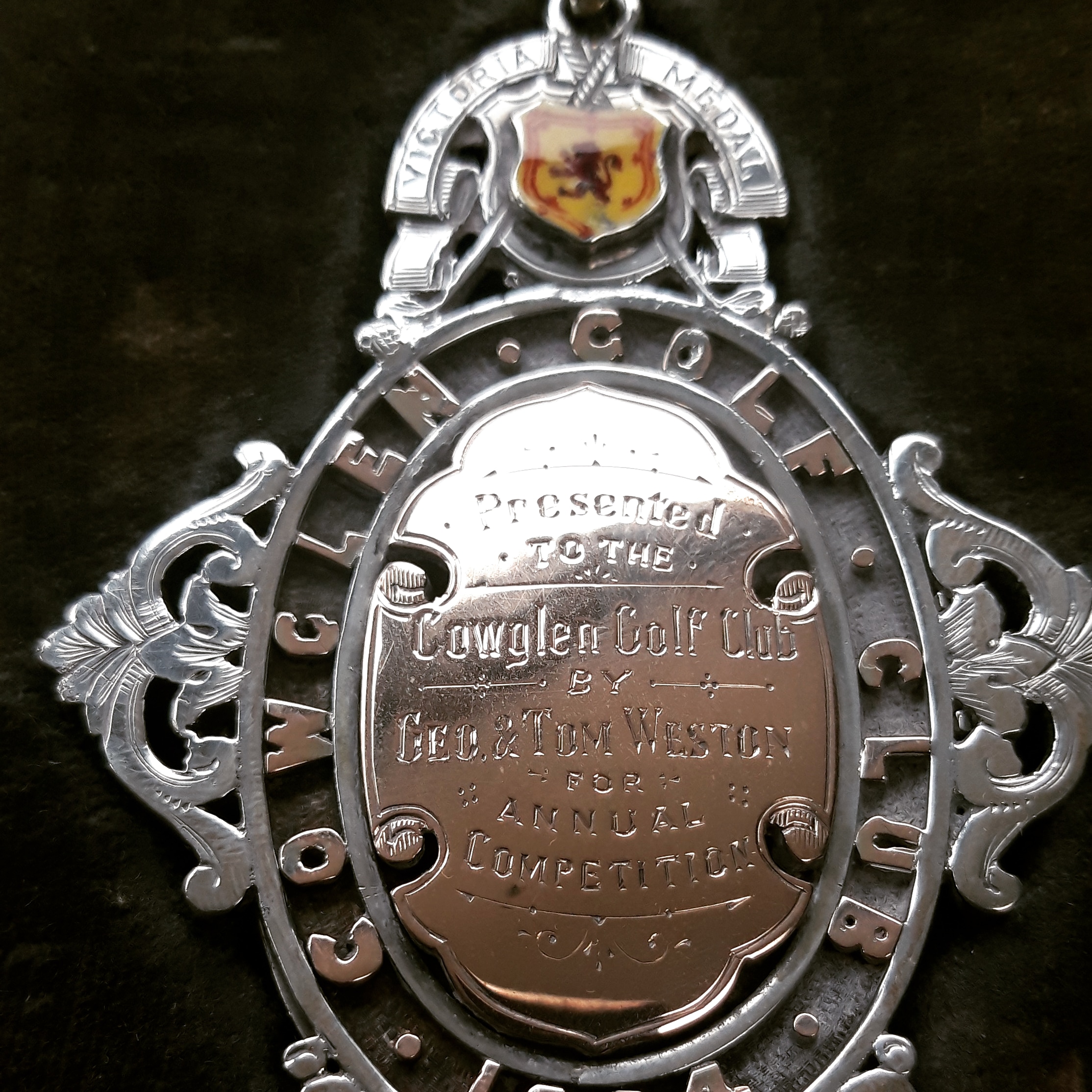 Matt Cairns wins Victoria Medal