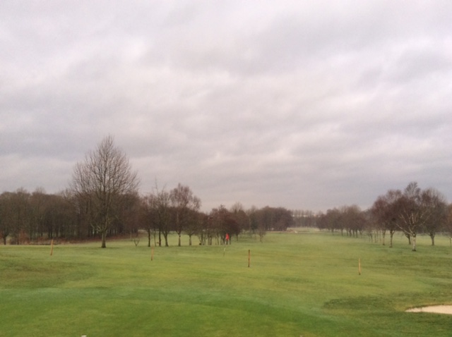 Course open. Temporary Greens.