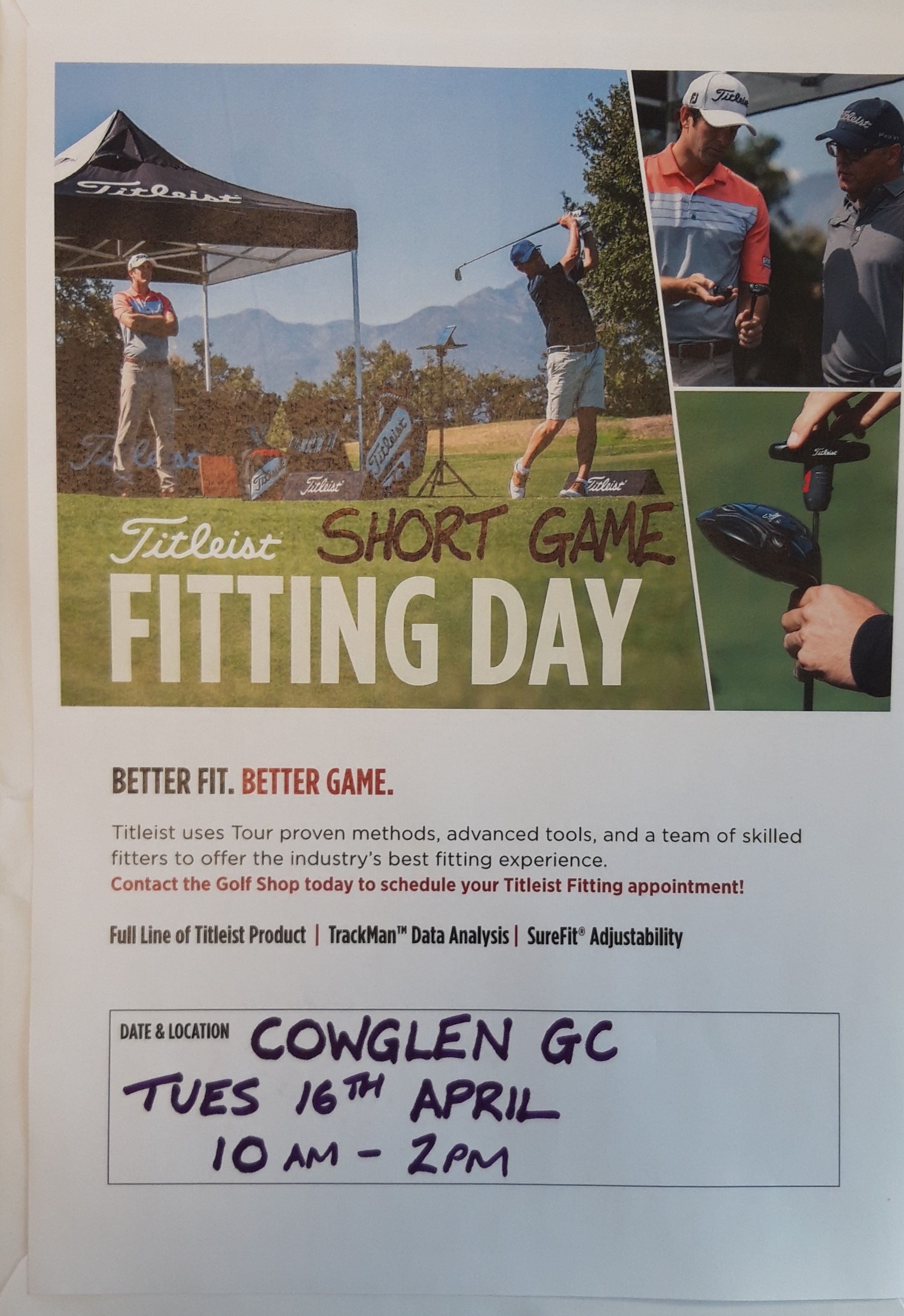 Titleist Short Game Fitting & Putter Experience