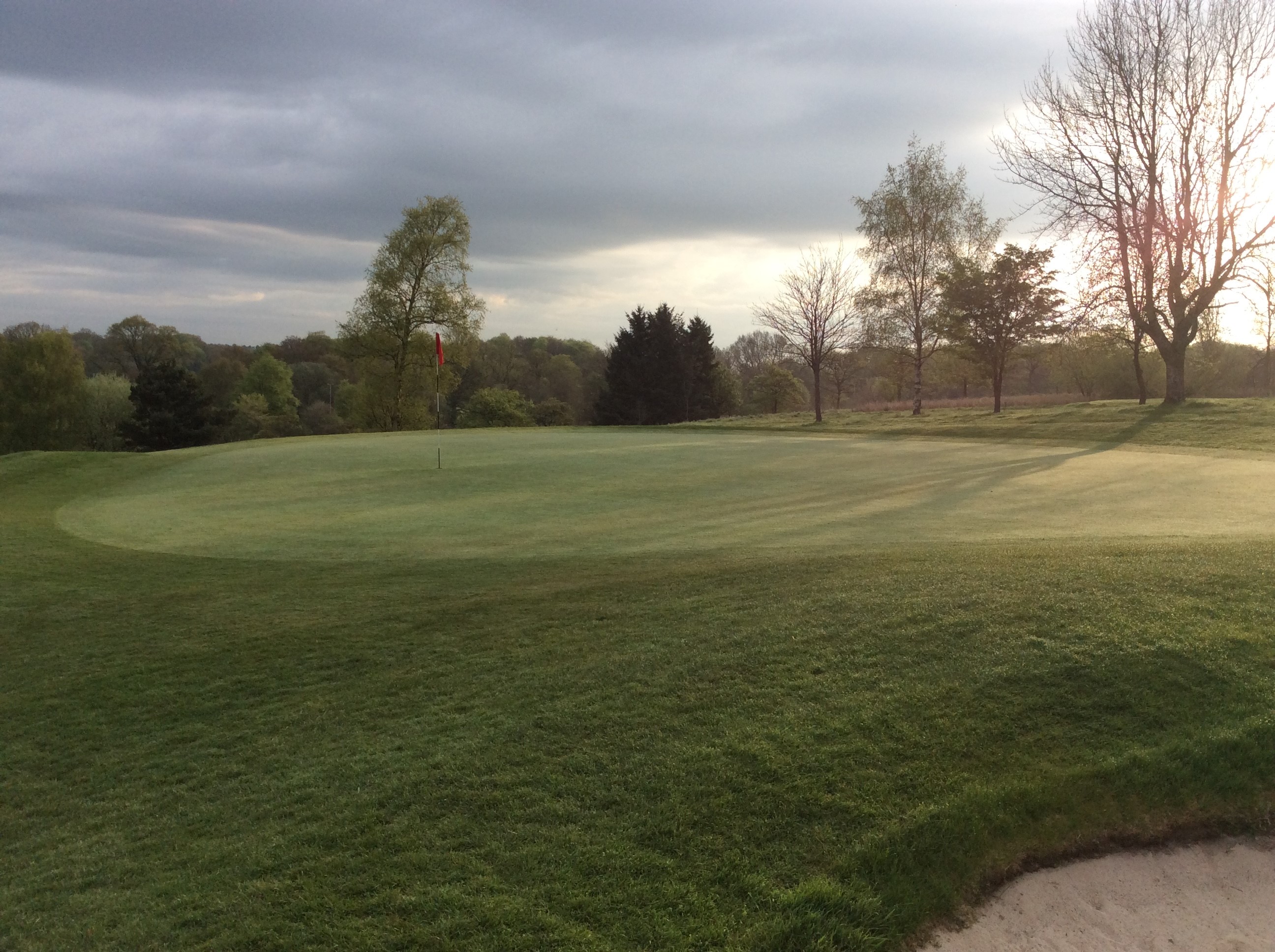 2 temporary greens in play today