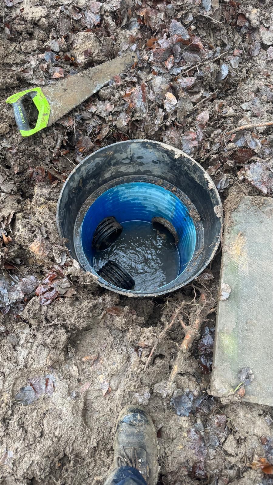 Drainage work on 17th