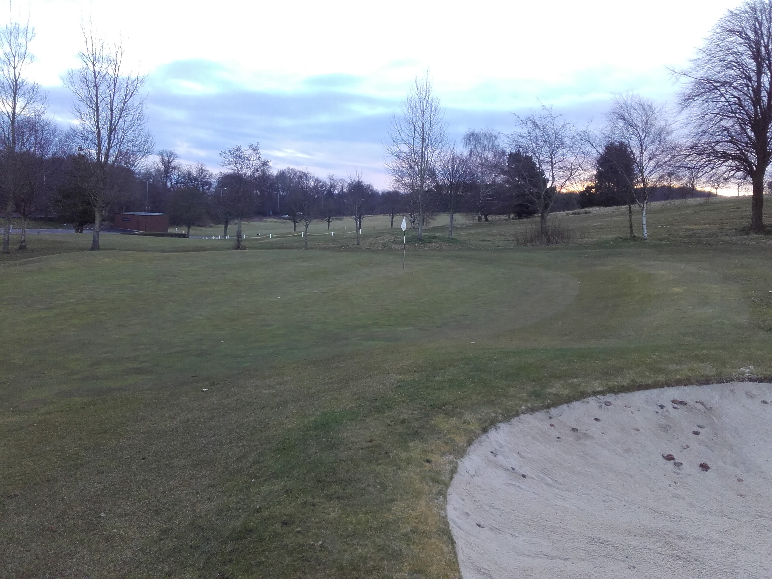 Work continues on greens