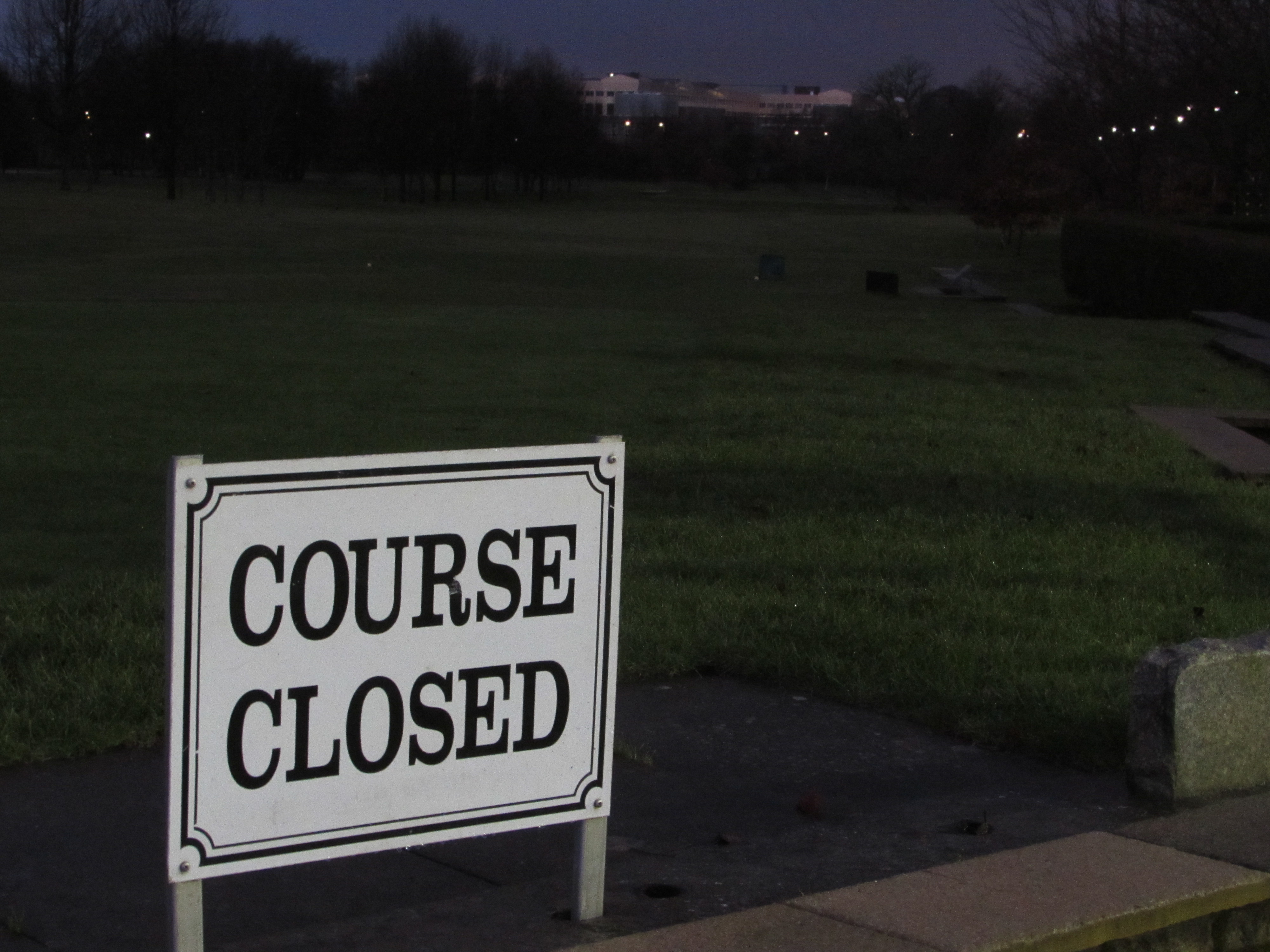 Course closed.