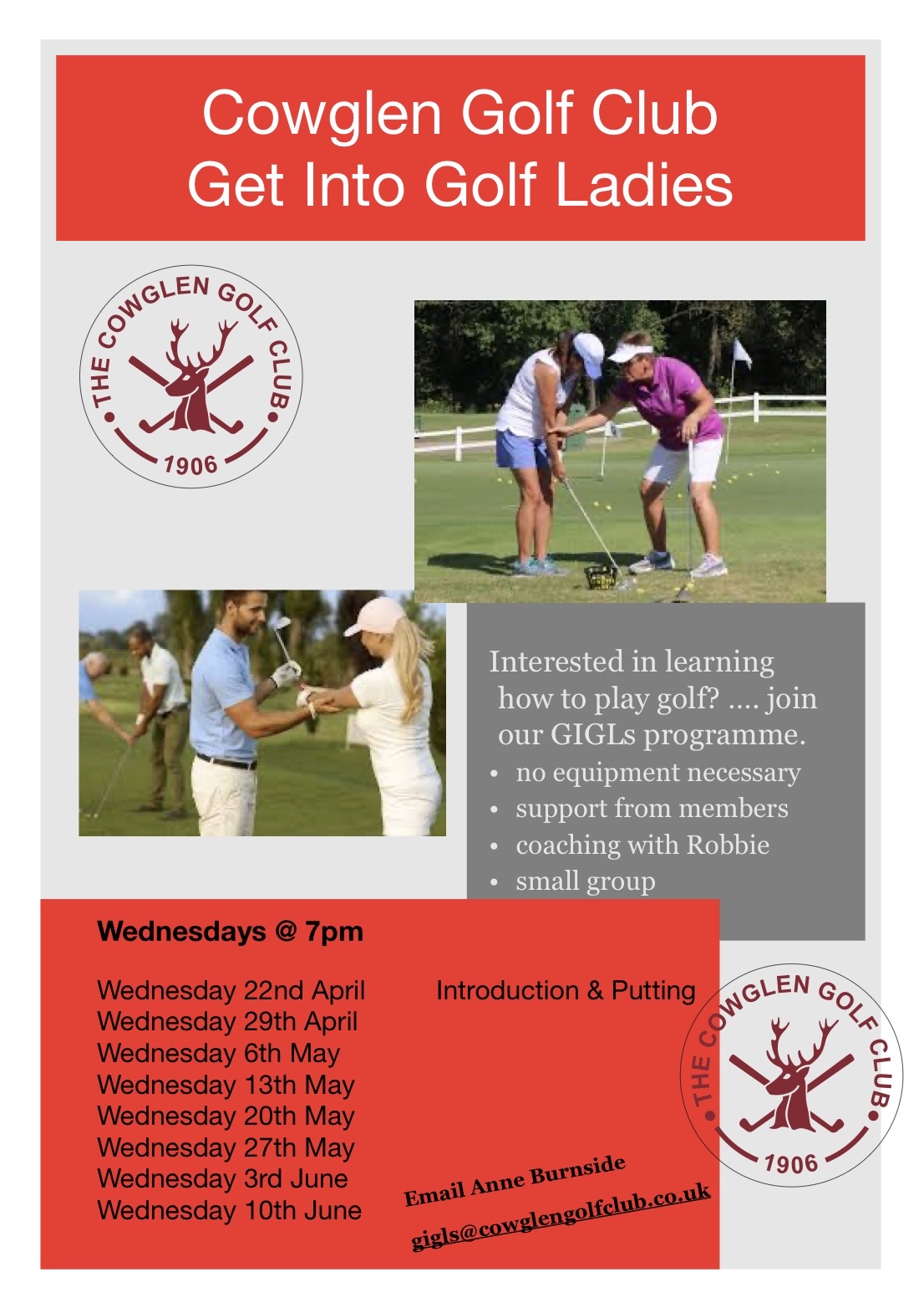 Get In to Golf Ladies (GIGLS)