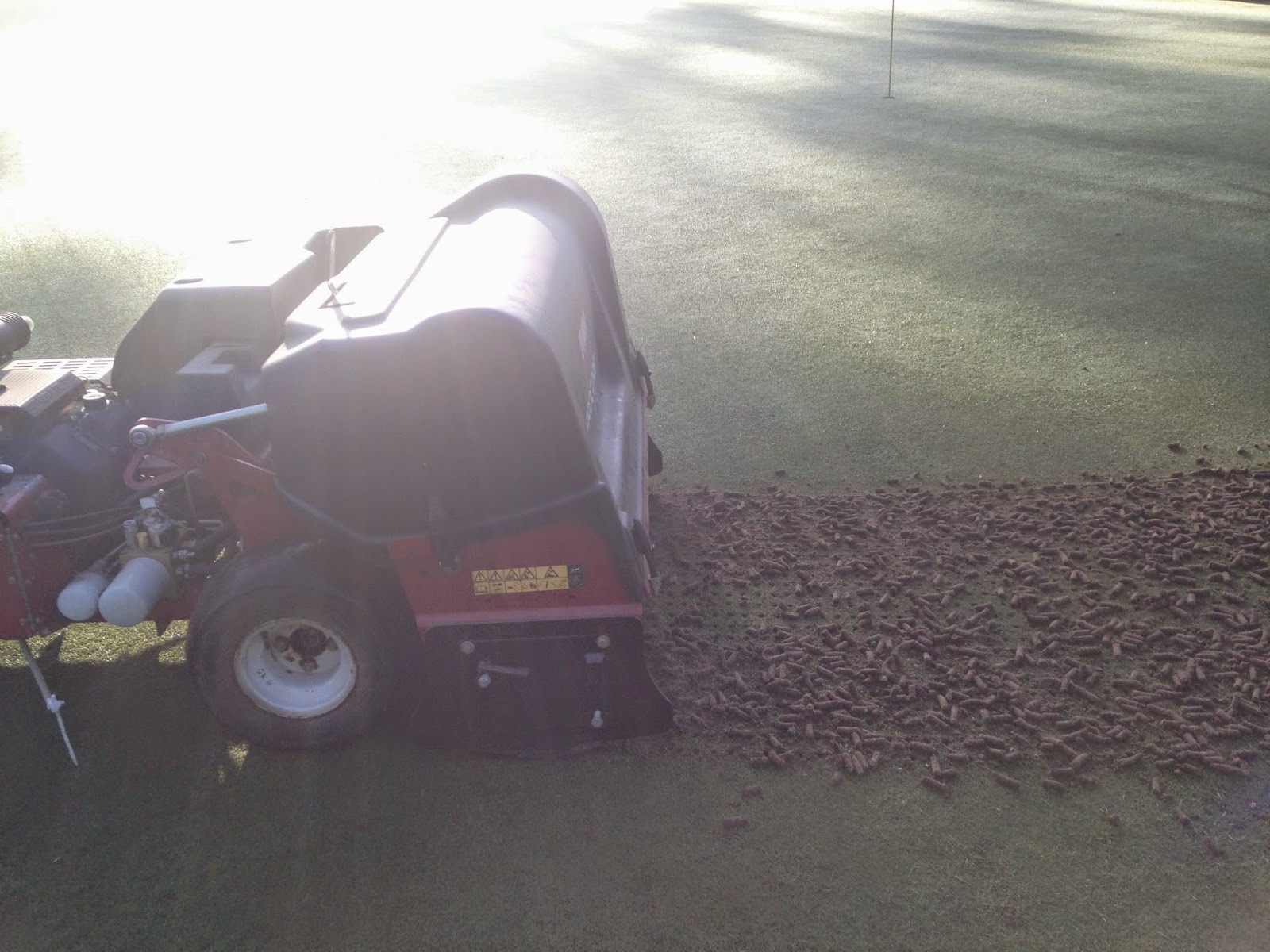 Aeration work continues